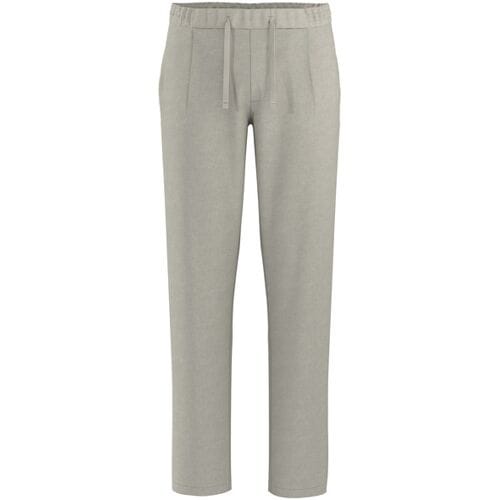 ESMARA MEN Heren broek met linnen (Beige, L)