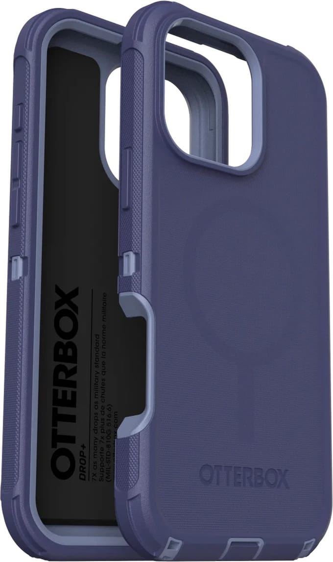 OtterBox - Apple iPhone 16 Pro Max - Defender Geschikt voor Mag - Back Cover Hoesje - Paars