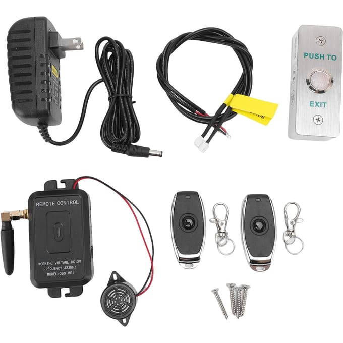 Kit Système de Contrôle d'Accès WiFi Intelligent pour Tuya Déverrouillage par Télécommande Contrôle par Application Ouvre-Porte