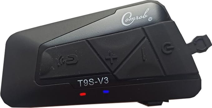 1 STUKS - Motor headset intercom multifunctionele waterdichte bluetooth T9S-V3 -helm interphone max 1300 meter