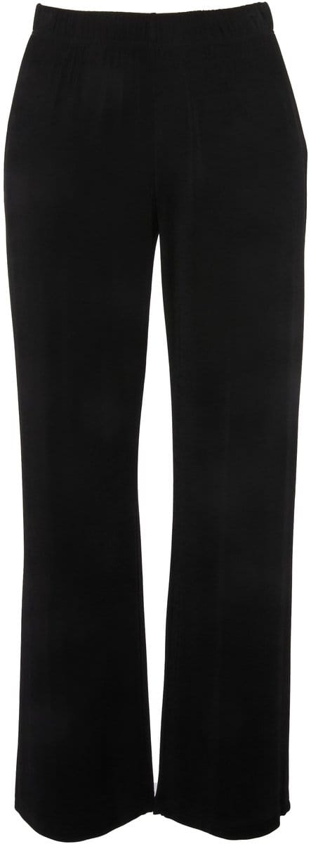 Ulla Popken - Dames - Slinky broek - Zwart - Maat 50+