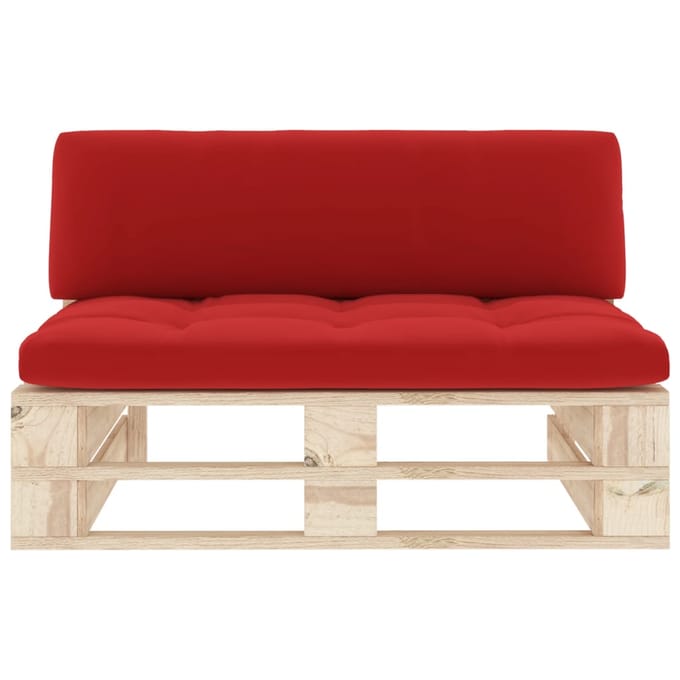 vidaXL - Tuinmiddenbank - pallet - geïmpregneerd - grenenhout