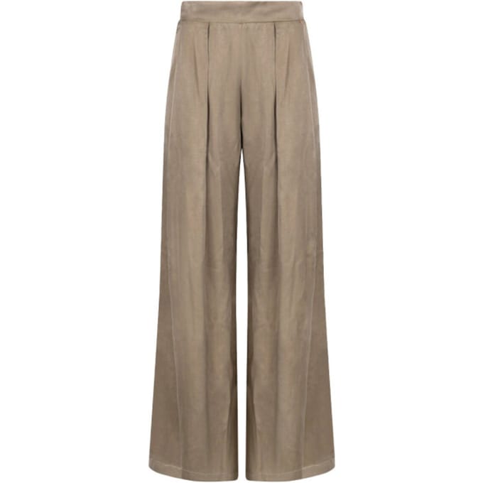 NUKUS Juna Pants Broeken Dames - Khaki - Maat XL