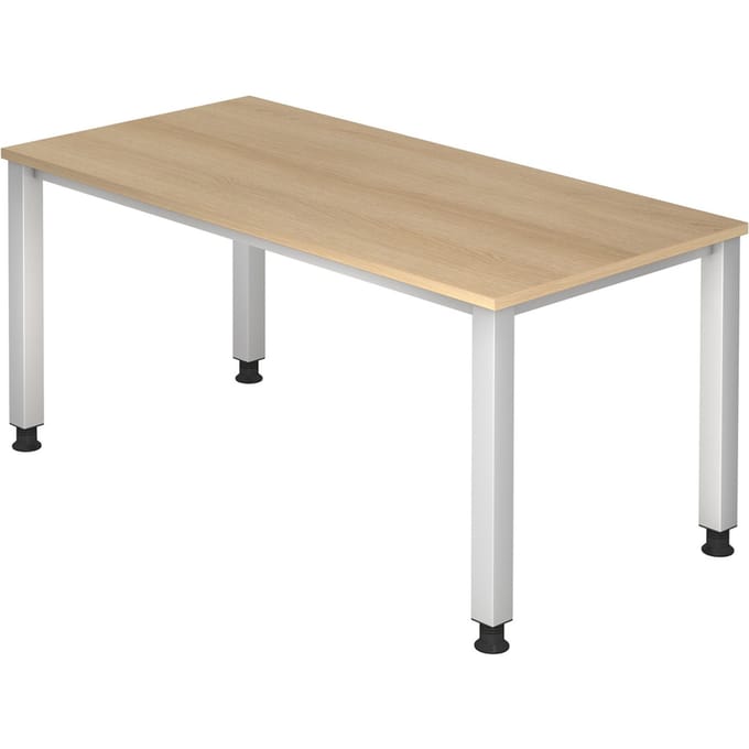 QUEO 16 S | Bureau - 160 x 80 Eiken Tafelhoogte I In hoogte verstelbaar
