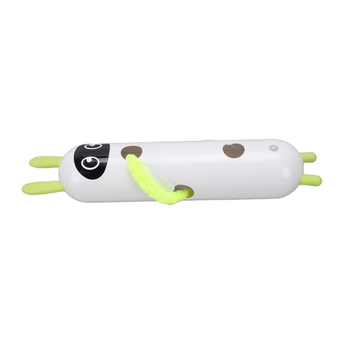 Jouet Interactif pour Chat Détection Intelligente Conception à Ventouse Automatique Jouet Teaser pour Chat white