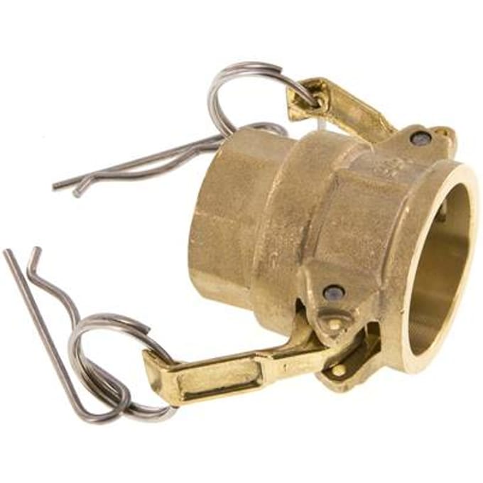 Camlock DN 20 (3/4'') Koppeling MessingRp 3/4'' met binnendraad Type D MIL-C-27487
