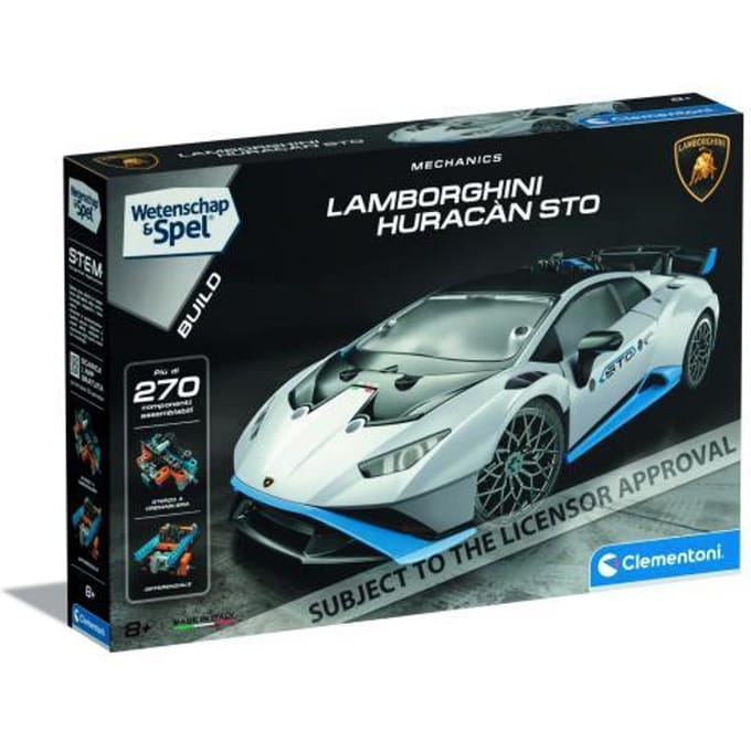 Clementoni Wetenschap & Spel - Lamborghini Huracan - Constructie Speelgoed - STEM speelgoed - Vanaf 8 jaar