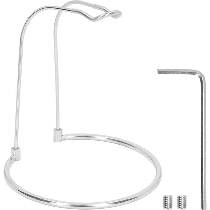 Hengelrek Spinmolen RVS Kort Type U-vormig Bovenframe Ronde Basis Lichtgewicht zilver