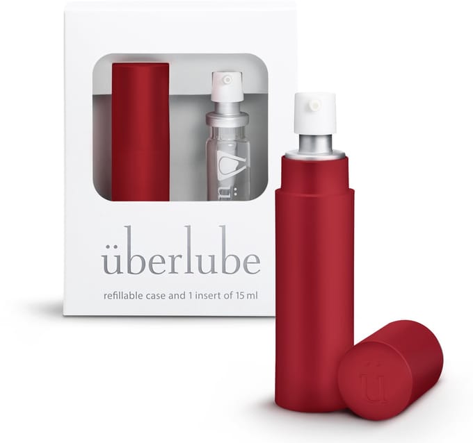 Überlube - Siliconen Glijmiddel Good-To-Go Reisverpakking - Red