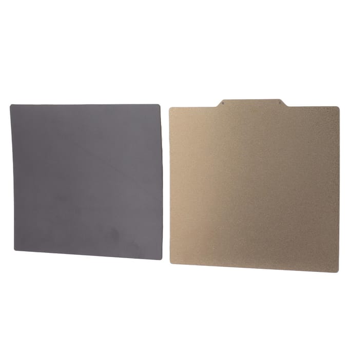 3D-printer bouwplaat 220x240mm dubbelzijdig PEI magnetisch rubber verenstaal voor ANYCUBIC I3 MEGA gray