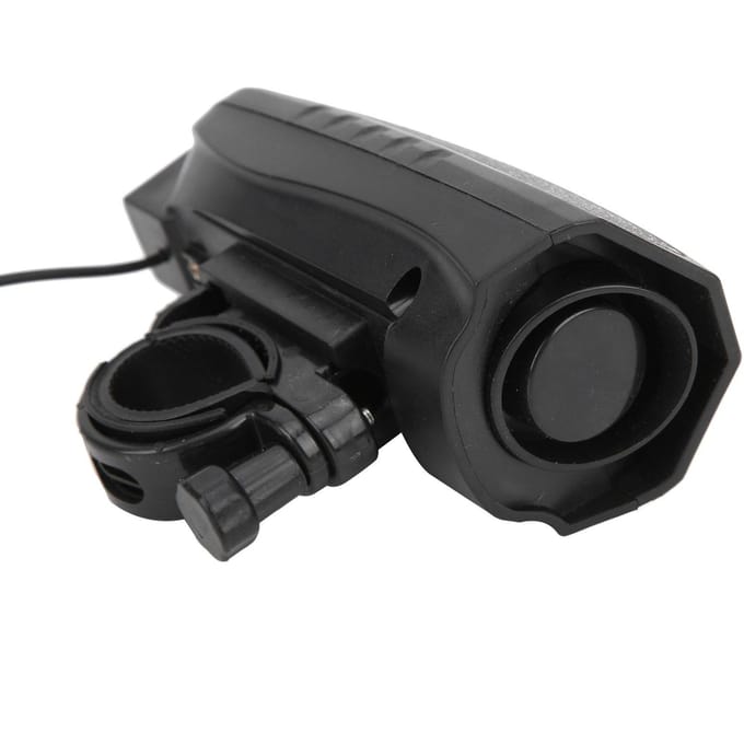 Elektrische Fietsbel Elektrische Luide Fietsbel Fietsstuur Ring Alarm met Vaste Basis gray