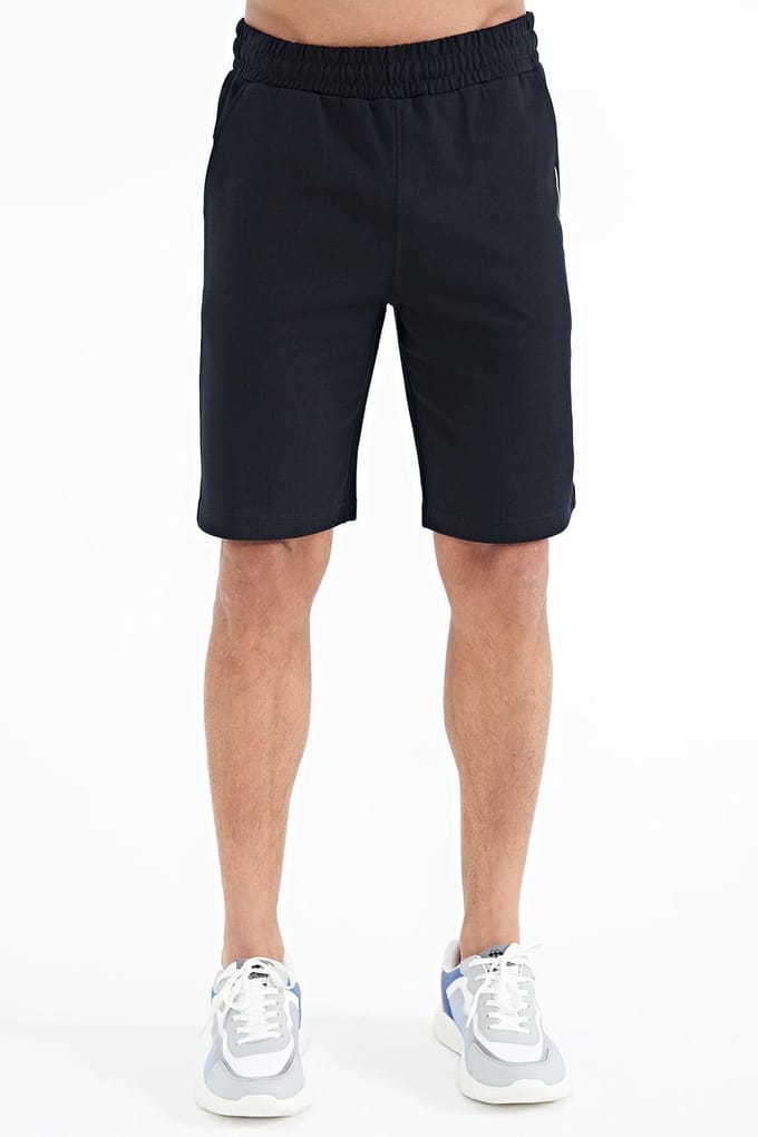 Heren Geprinte Fleece Sweatshorts