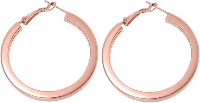 Behave - Oorbellen - Rosékleurige oorringen - strak tijdloos basic