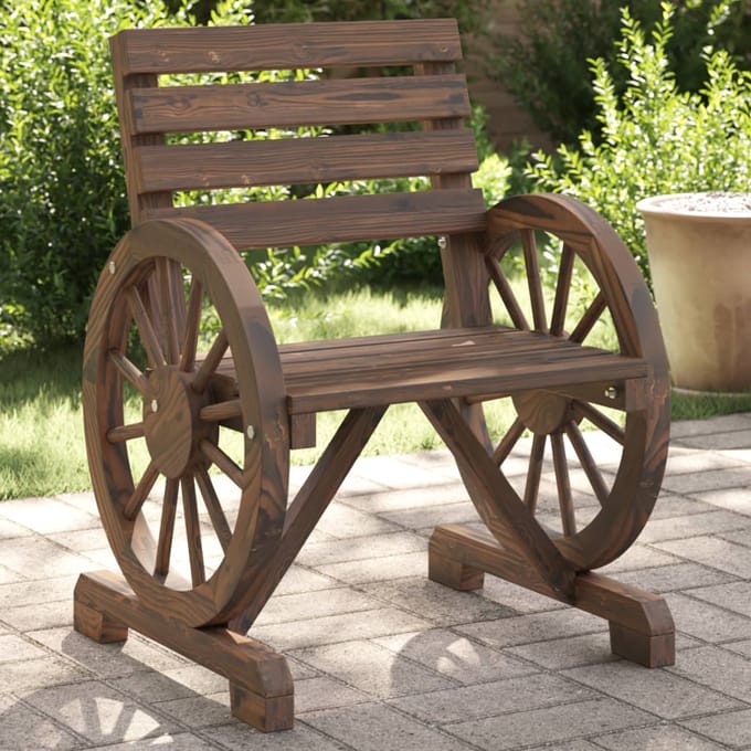 vidaXL - Tuinstoelen - 2 - st - 58x58x78,5 - cm - massief - vurenhout