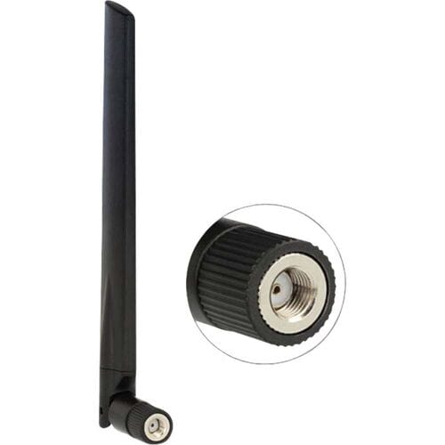 DeLOCK WLAN IEEE 802.11 ac/a/h/b/g/n Antenne met SMA-RP (m) connector - 3 - 5 dBi
