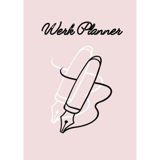 Werkplanner - To Do Planner - A4 Ongedateerd Pink. - Kris Degenaar