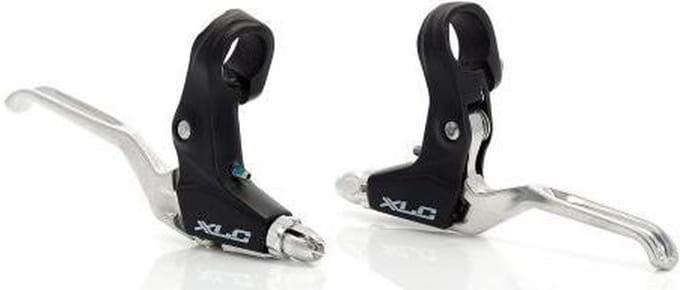 XLC Remgreep BL-V04 – V-Brake – Duimschakelaar/Draaischakelaar – Aluminium – Zwart/Zilver