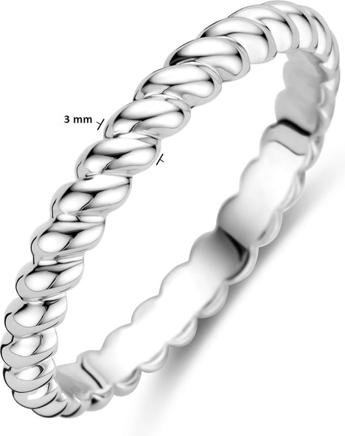 Gerhodineerd Zilver Ring 1339498