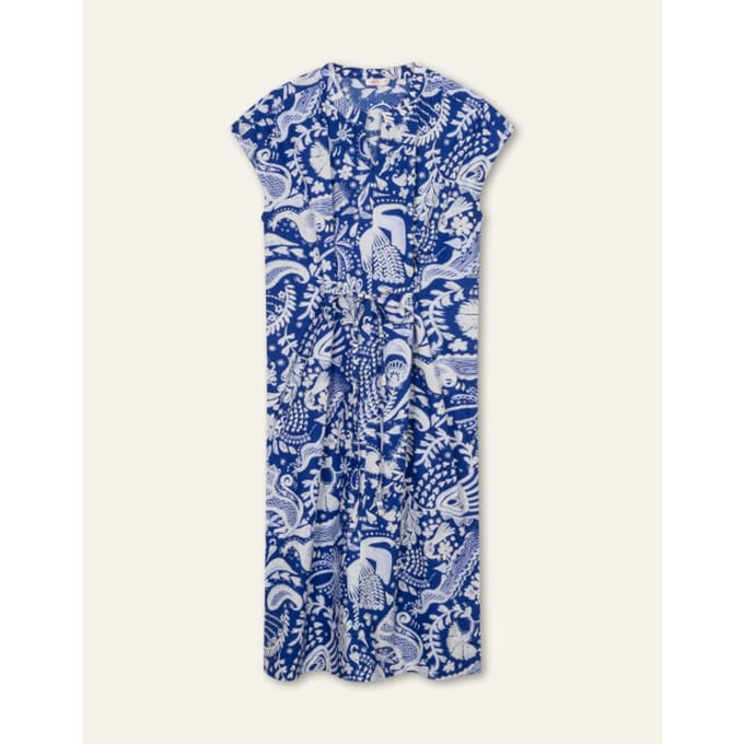 Oilily Deep Jurk- maat36 Royal Blauw