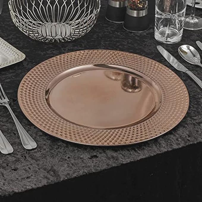 33cm Kerst Diner Oplader Platen - Placemats voor Eettafel & Feestdecoratie