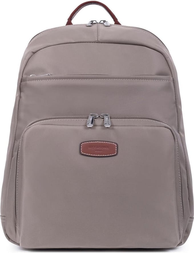 Hexagona Diversité Laptop Rugtas - 13 inch - Taupe