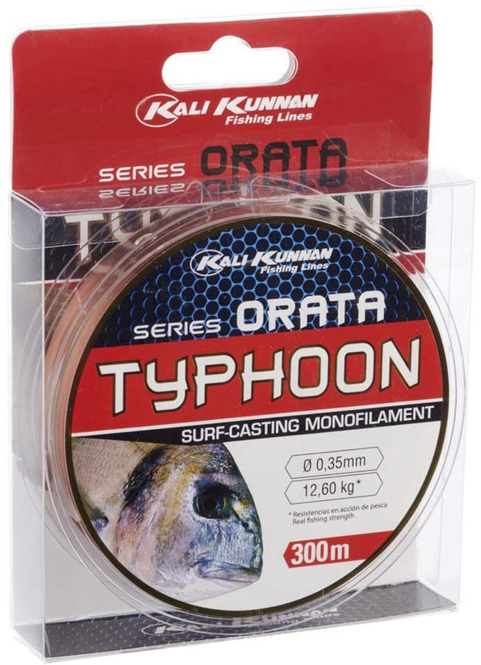 Kali Kunnan Typhoon Orata Monofilament 300 M Grijs 0.350 mm