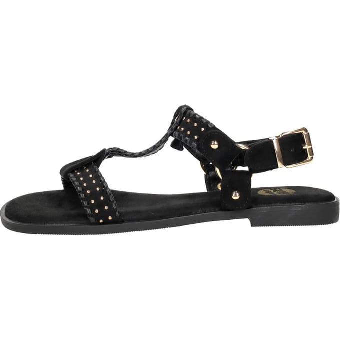 SUB55 Sandalen Plat Sandalen Plat - zwart - Maat 43
