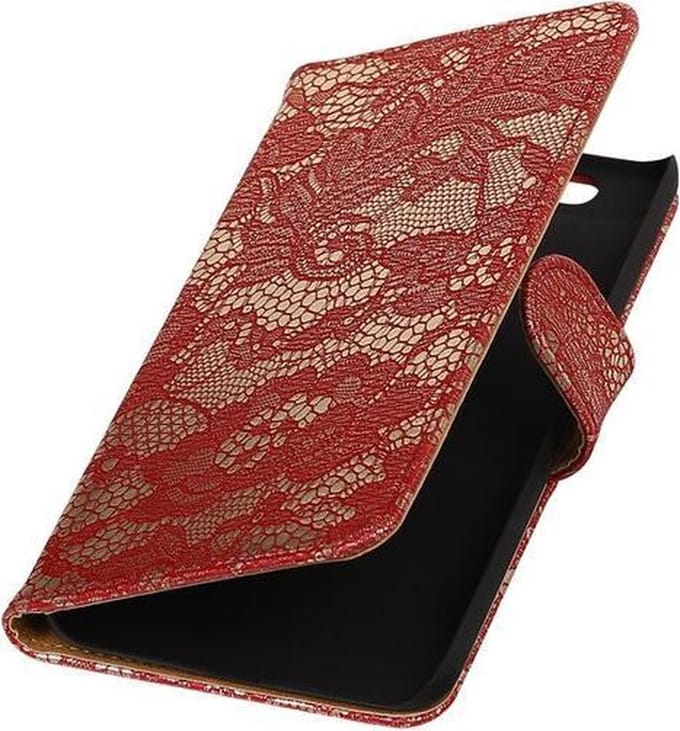 Huawei Nexus 6P - Lace Rood Booktype Wallet Hoesje