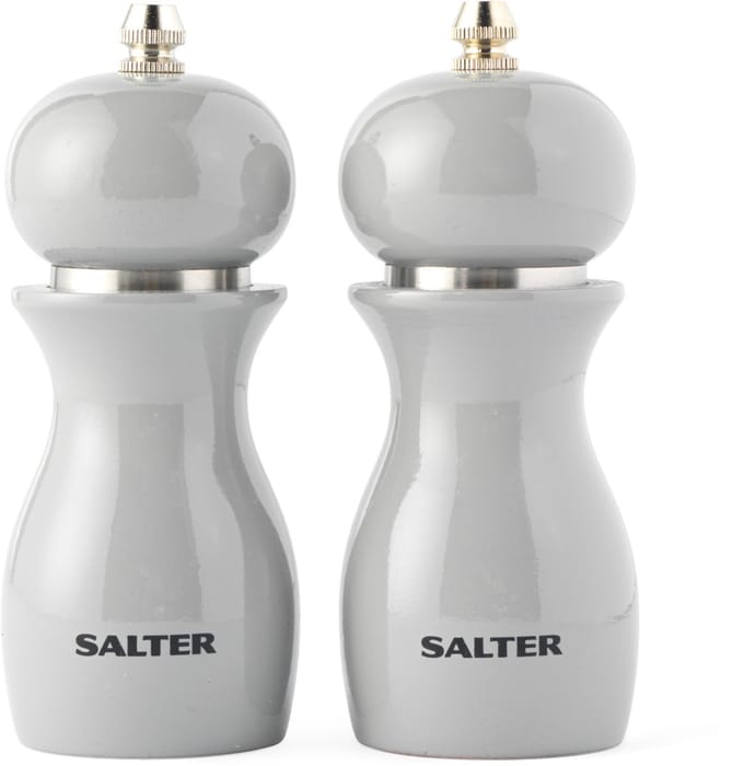 Salter Salt Pepper Mills Verstelbare Keramische Molen, Handmatig Grijs