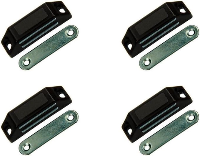 TQ4U magneetsnapper | bruin | sluitkracht 4 kg | set 4 STUKS