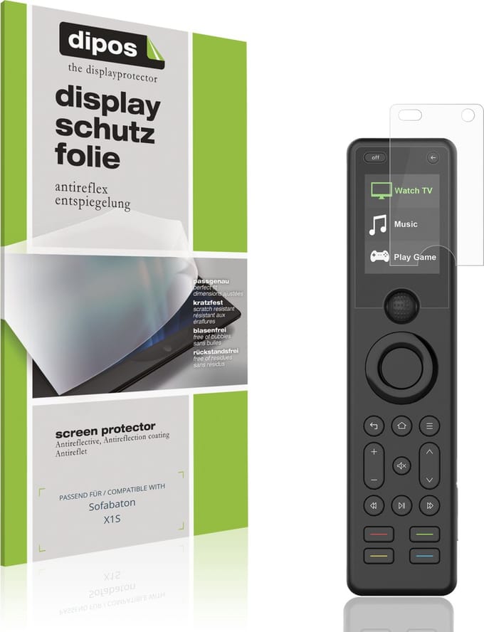 dipos – 4x Matte Beschermfolie geschikt voor Sofabaton X1S | Krasbestendige & antireflecterende Screenprotector Ultra-Thin