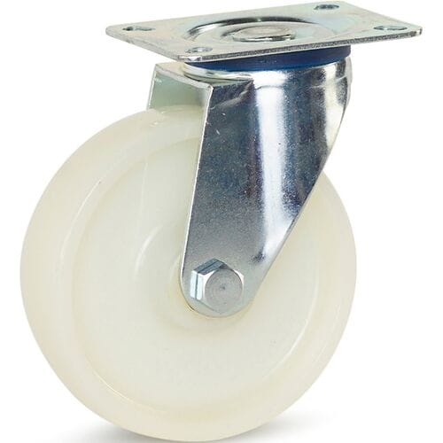Meso Zwenkwiel nylon 125mm - 250kg draagvermogen