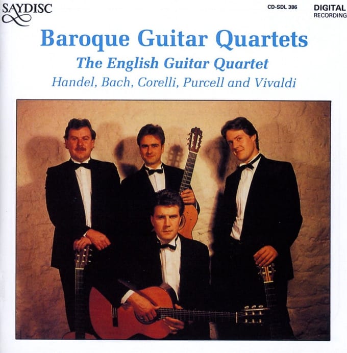 The English Guitar Quartet - Baroque Guitar Quartets (CD)
