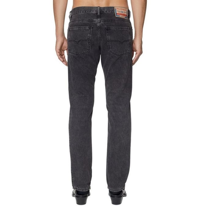 Diesel Heren D-Sark Washed Jeans (Zwart)
