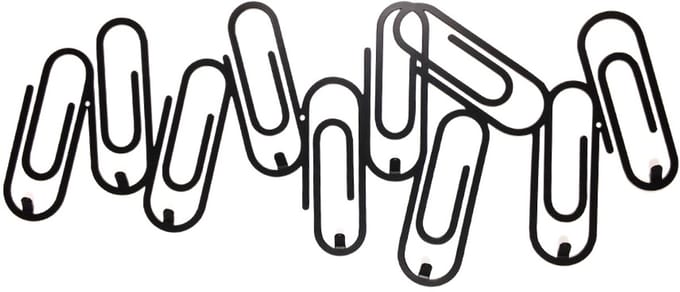 Decorizzly Clipz - Kledinghanger - 750 mm - 9 Haken - Staal