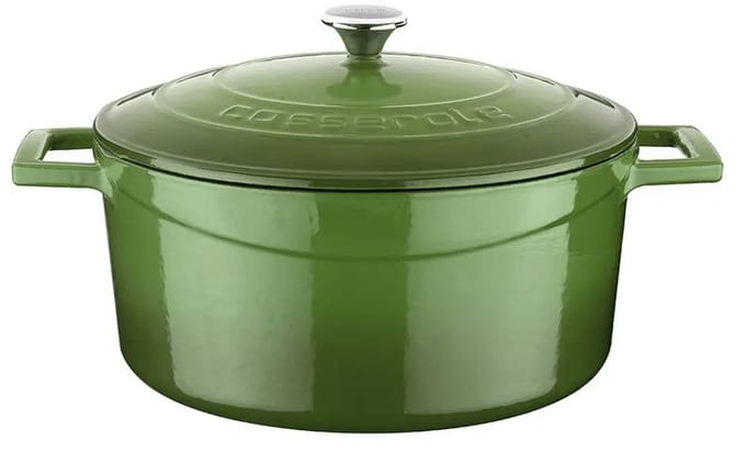Lava Braadpan - 24 cm - 4.49 liter - Gietijzer - Groen