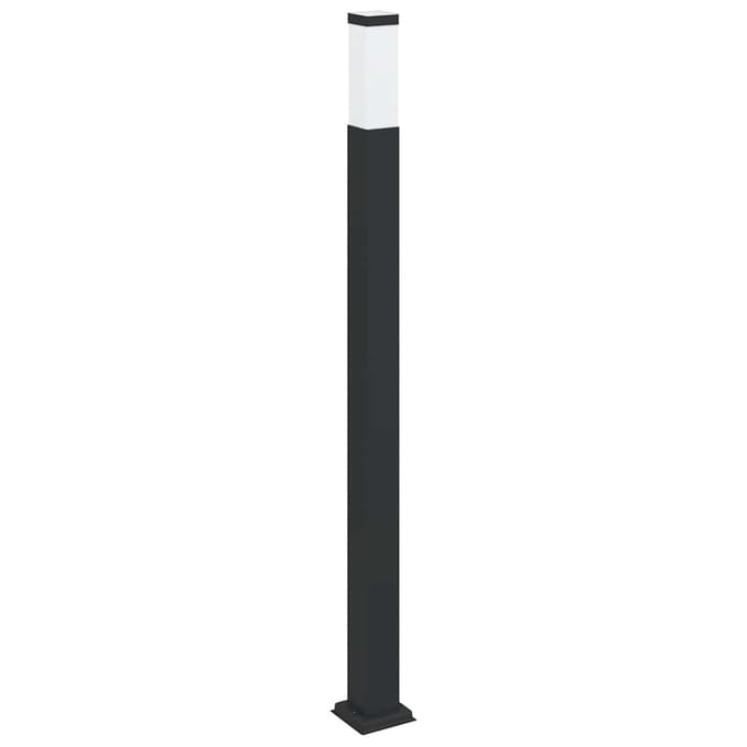 vidaXL Bolderverlichting 110 cm Zwart IP44
