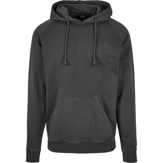 Urban Classics - Overdyed Hoodie/trui - S - Grijs