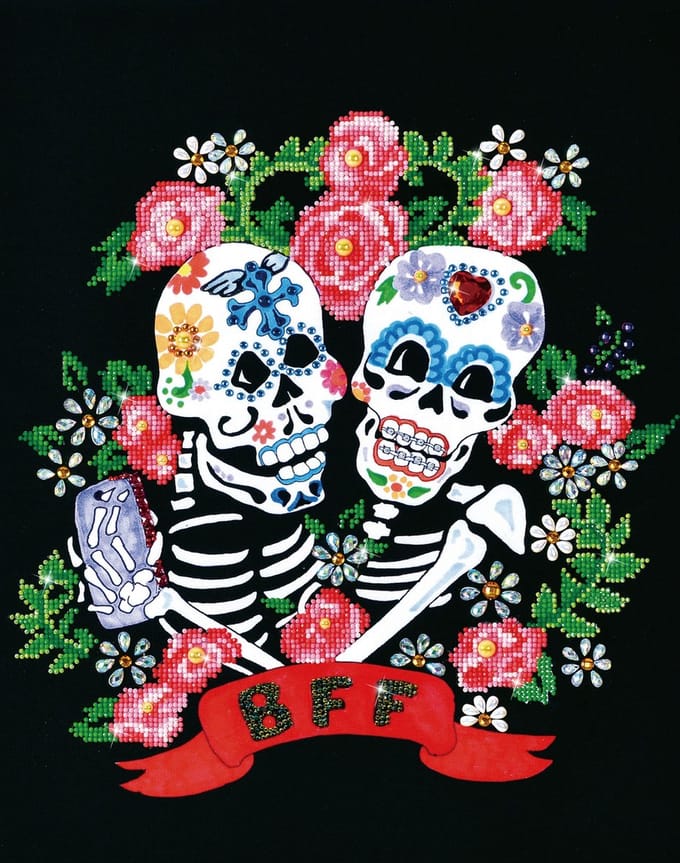 Diamond Dotz® Best Friends Forever - Diamond Painting (49x59 cm)