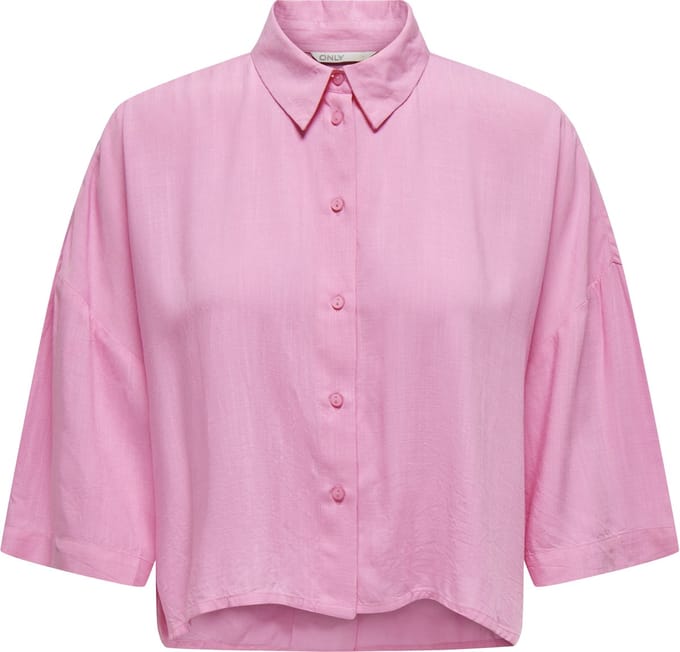 ONLY - ONLASTRID LIFE 2/4 CROP SHIRT WVN NOOS - Dames - Blouses
