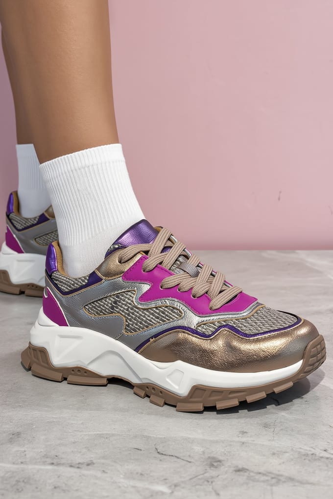 DWRS label Chester Steel / Fuchsia Größe: 36 | Trainers Outlet | Damen | Rosa