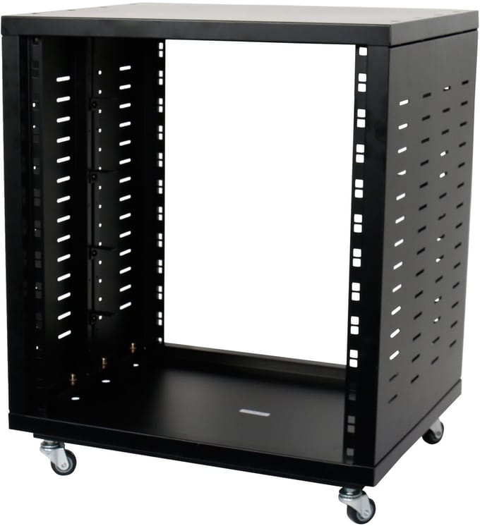 19 inch rack 12U - Mobiel apparatuur rek - Innox INA SR12 - Zwart