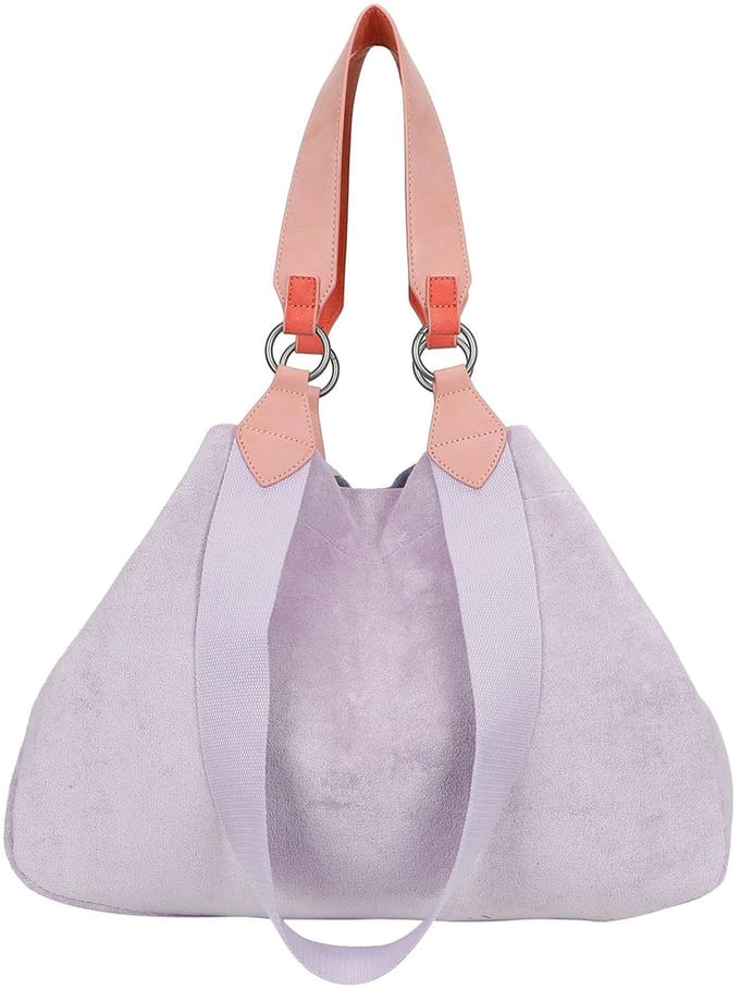 Fritzi aus Preußen Schoudertas Izzy Medium Limited Frottee Shopper Grey - Beige Grijs