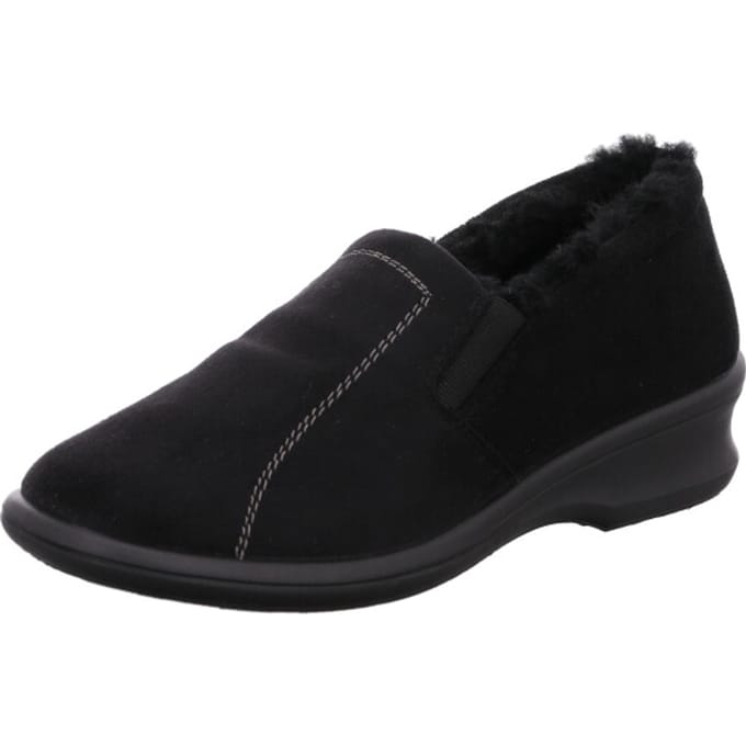 Rohde dames pantoffel - Zwart - Maat 36,5