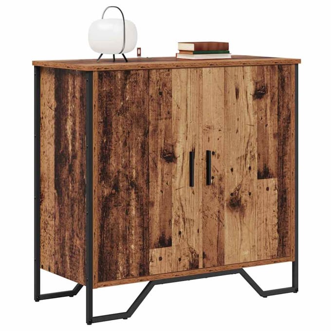 vidaXL - Dressoir - Oudhout - 78 - x - 35 - x - 74.5 - cm