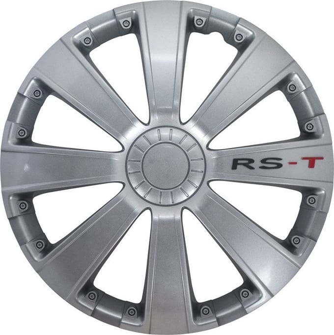 Autostyle Wieldoppen Rs-t 16 Inch Abs Zilver Set Van 4