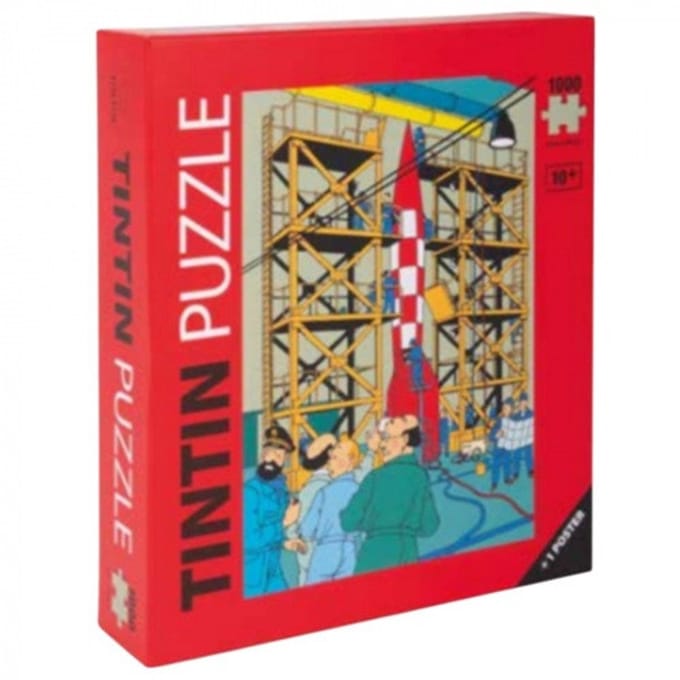 Kuifje puzzel - De Maanraket - 1000 stukjes - Tintinimaginatio