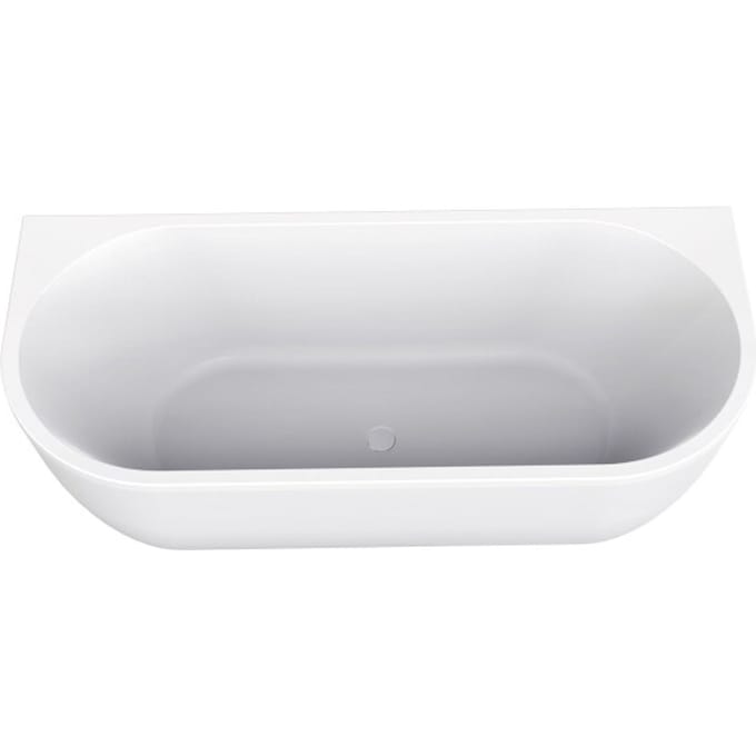 Vtw Living half vrijstaand bad ovaal ligbad mat 18080 cm