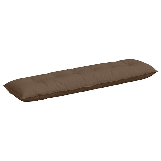 vidaXL - Rugkussen - Bruin - 200 - x - 19 - x - 50 - cm - Stof