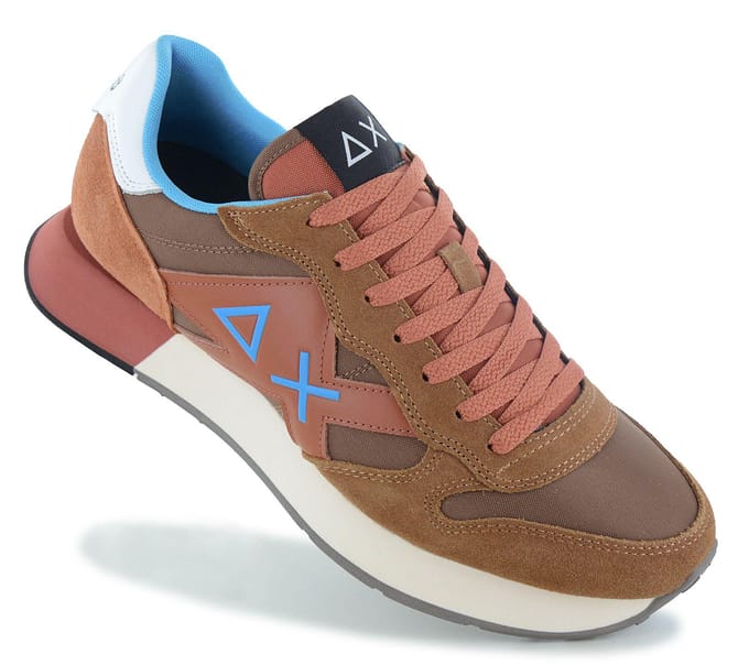 SUN68 Jaki 2.0 Effen - Heren Sneakers Schoenen Bruin Z36115-36 ORIGINEEL EU 43 brown